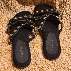 torrid wide width sandals